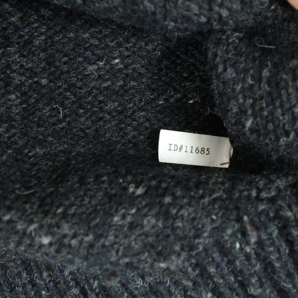 Abercrombie & Fitch Sweater Men's Medium 100% Wool Heavy Weight Long Sleeve - Picture 12 of 15